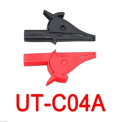 UNI-T Multimeter test lead probe Alligator clip UT-C04A for fluke banana end AU