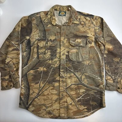 Vintage Cabela's Skyline Camouflage Button Down Shirt Men’s Large Made In USA - Image 1 of 4