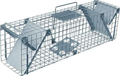 Kastenfalle Fuchsfalle Marderfalle Falle mit 2 Eingängen Größe zum auswählen - Bild 1 von 4