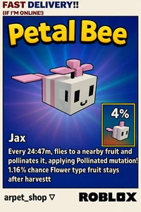 [🐶] Roblox GROW A GARDEN | Petal bee [Legendary] | Fast & Easy 🌱 - Picture 1 of 1