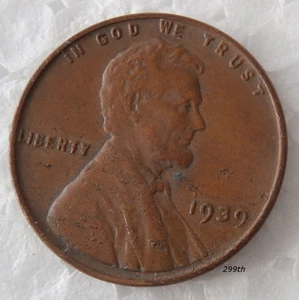 1939 Wheat Penny Error "Lamination" - Picture 1 of 6