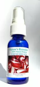 POWERFUL FRESH PEPPERMINT BREATH SPRAY QUICKLY ELIMINATES BAD BREATH-HALITOSIS - Picture 1 of 2