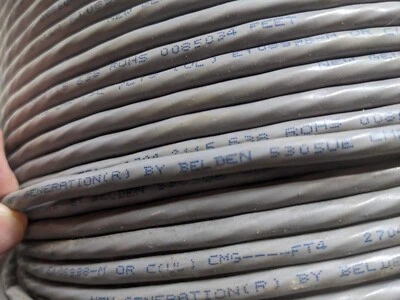 NEW Belden Wire 5305UE 18/7C Security & Sound Cable Wire Gray - $27 per 50' - Image 1 of 3