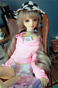 BJD 1/3 1/4 DD SD MSD MDD Mädchen Puppe Kleidung nur Pullover Hoody Outfit - Bild 1 von 4