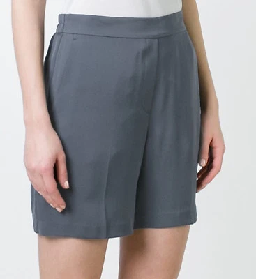 Nuevo con etiquetas $215 Pantalones Cortos Theory Modernos GGT Seda Relajados Talla 4 Foto 1 de 4