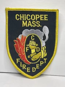 CHICOPEE MASSACHUSETTS MA 4 1/4" FIRE DEPT PATCH - From Ground Zero - Picture 1 of 3
