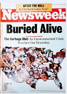 Buried Alive in Our Own Garbage NEWSWEEK November 27 1989 Magazine - F518 - Picture 1 of 5