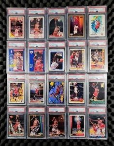 Michael Jordan 20 Graded Card Lot PSA 9 Mint 1989-93 Vintage IconicBase Investš„ - Picture 1 of 6