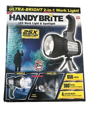 Handy Brite Ultra-Bright 2 in 1 LED Work Light & Spotlight As Seen On TV - Image 1 of 4