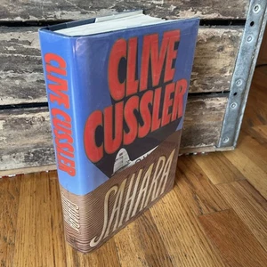 Sahara by Clive Cussler (1992) Hard Cover DJ. SIGNED! First Edition 1stPrint HC - Imagen 1 de 23