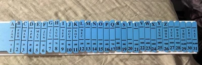 All-Purpose Document Sorter Filing A-Z 1-31 Jan-Dec Sun-Sat C-Line #30526 - Image 1 of 3
