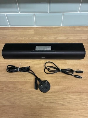 JVC TH-D227B 2.0 Compact Sound Bar Bluetooth Optical Cable Inc - Black - Image 1 of 4