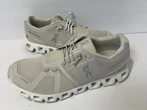 Mujer On Cloud 5 Tostado/Blanco roto Zapatos para Correr Tenis Talla 9 - Imagen 1 de 11