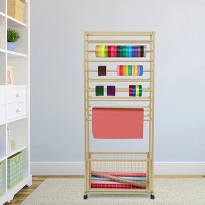 Double-Sided Ribbon Holder Organizer Rack Metal Large Capacity Ribbon Stand - Picture 1 of 20