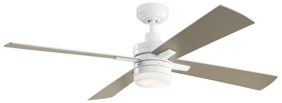52" Kichler Lija White LED Ceiling Fan - Image 1 of 1