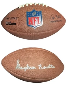 Patriots Kayshon Boutte Signed Wilson The Duke NFL Football (JSA) - Picture 1 of 10