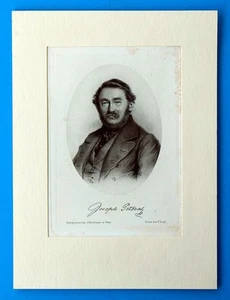 Portrait Joseph Petzval Heliogravure - Bild 1 von 3