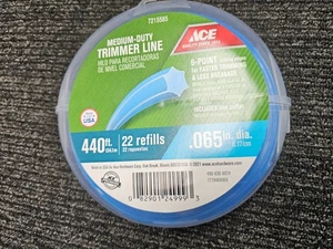 (QTY 2) ACE 7215585 490-030-A024 Trimmer String Line Weed Eater .065" x 440' - Picture 1 of 5
