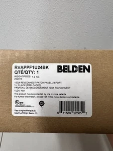 Belden RVAPPF1U24BK 10GX REVCONNECT PATCHPANEL 24 PORT. 1HE vorinstalliert - Bild 1 von 6