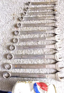 JUEGO DE LLAVES COMBINADAS MÉTRICAS CRAFTSMAN USA 11 PIEZAS 7 A 17 MM HECHAS EN ESTADOS UNIDOS -VA- - Imagen 1 de 5