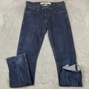 Jeans Asbury Park para hombre 30 (ajuste 32x34) Monte Carlo botón ribete mosca azul denim - Imagen 1 de 14