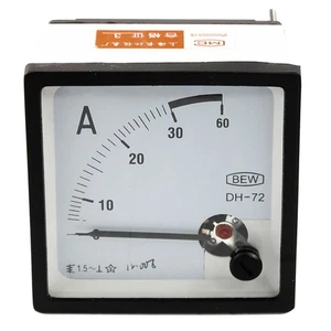 uxcell AC Current Panel Meter Current Voltage Meter Plastic Cover 30A Square Gau - Picture 1 of 2