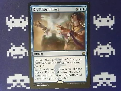 Dig Through Time	 Khans of Tarkir - Magic the Gathering Blue - Image 1 of 2