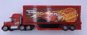 2016 Mattel Disney Pixar Cars Mack Hauler Lightning McQueen Truck - Picture 1 of 5