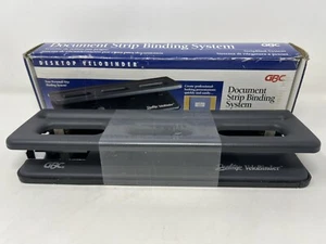 GBC Desktop VeloBinder Strip Binding System 20 Sheet Punch Capacity For Office - Picture 1 of 4