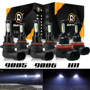 For 2006-2012 2013 2014 2015 Honda Civic LED Headlight High+Low Fog Light Bulbs - Picture 1 of 12