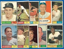1961 TOPPS MLB BASEBALL CARD 1-589 SEE LIST