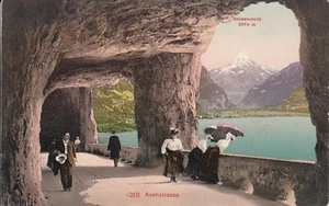 Postkarte - Fußgänger in der Axenstrasse (32) - Bild 1 von 2