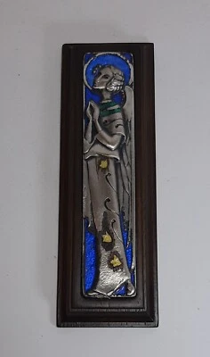 Piastra Argento 925 e Smalti OTTAVIANI Angelo cm 16 Placca - Immagine 1 di 4