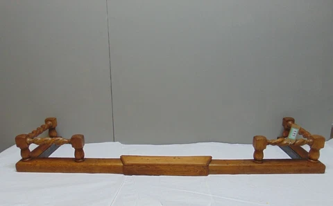 Victorian  Oak Extending Fire fender Curb Fireplace Accessories Cover