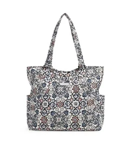 NWT Vera Bradley Lisbon Medallion Cool Pattern Large Glenna Tote Bag - Picture 1 of 6