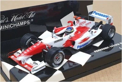 Minichamps 1/43 Scale 400 040016 - F1 Panasonic Toyota TF104 C. Da Matta - Image 1 of 4