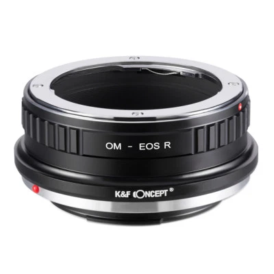 New K&F Concept Lens Adapter Ring Olympus OM lens to Canon EOS RF R5 R6 camera - Image 1 of 4