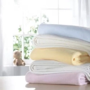 Single Or Double Fleece Blanket, Cosy Throws, Soft Feel Baby Blanket, 200gsm, - Picture 1 of 31