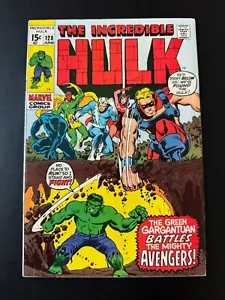Incredible Hulk #128 - Cover art by Herb Trimpe (Marvel, 1970) F/VF - Picture 1 of 3
