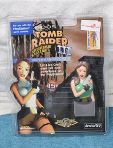 CORNER DAMAGED Tomb Raider III Laura Croft PlayStation PS1 Memory Card T20 - Picture 1 of 6