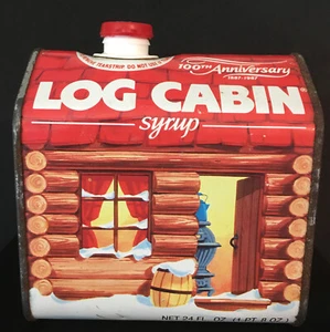 VINTAGE Blockhaus Sirup Blechdose / Dose mit Deckel 100th Anniversary 1887-1987 - Bild 1 von 7