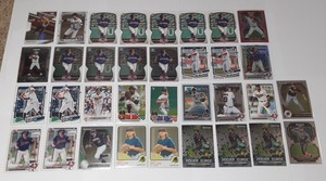 34 Lot Twins W 14 2023 Brooks Lee 2020 Elite Aspirations Die Cut Marco Raya #/43