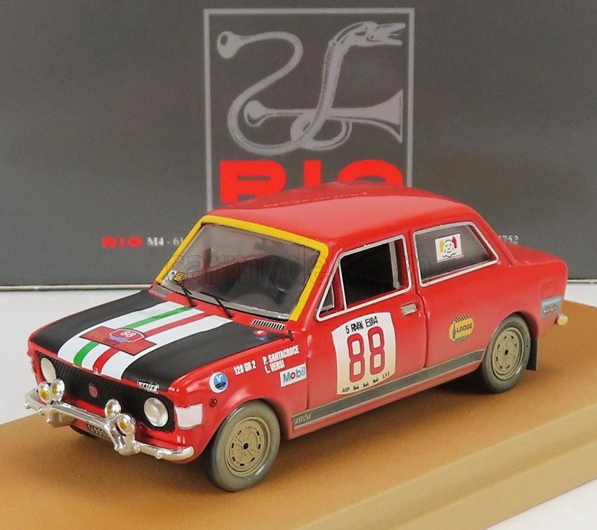 RIO RIO4672 1/43 Fiat 128 Rally Elvalary 1972 #88 Santacroce /