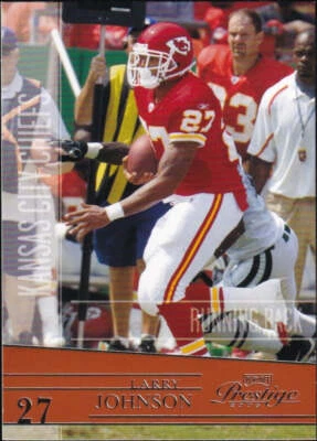 2006 Playoff Prestige #77 - Larry Johnson - Image 1 of 2