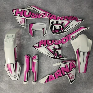 Grafik + Plastik Husqvarna TE FE 2017-2019 dekor angewandte satz - Bild 1 von 12