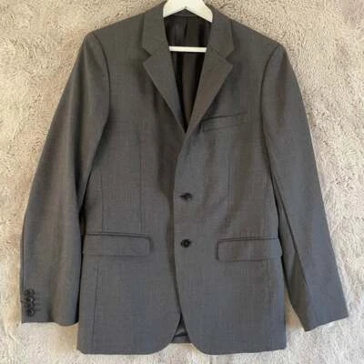 Theory Men's Size 38R Classic Gray Wool Blend Suit Jacket Career Business - Image 1 of 4