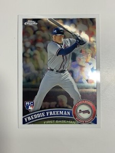 2011 Topps Chrome Freddie Freeman #173 Rookie Card