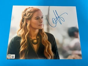 Lena Headey Cersei Lannister Game of Thrones Signed Auto 8x10 PHOTO Beckett BAS - Picture 1 of 3