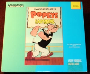POPEYE CARTOONS Laserdisc CLV / CAV LV27554 Max Fleischer Republic Pictures 1991 - Imagen 1 de 7