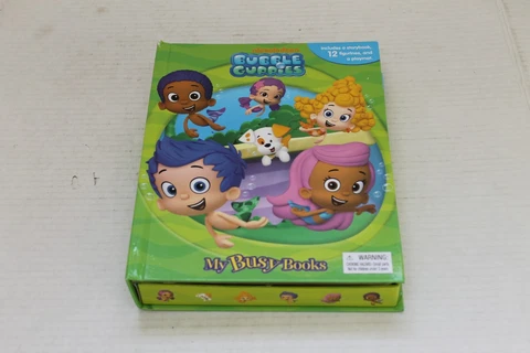 NICKELODEON BUBBLE GUPPIES MY BUSY BOOKS WITH 12 FIGURINES FIGURES AND PLAYMAT Cover